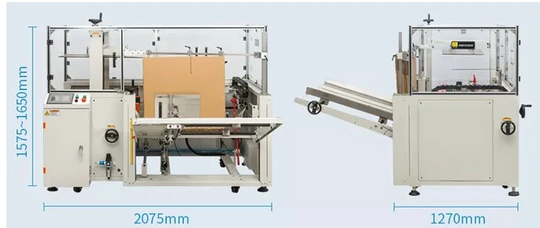 Carton Erector With Bottom Sealer
