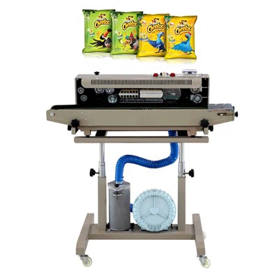 Aparat de etanșare a sacilor cu umflare cu aer